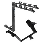 Custom Fit Trailer Hitch 4 Bike Carrier Installation Hardware Installation Instructions 77993 1393100G Reese Trailer Tow Hitch 20-23 Hyundai Sonata tilt away adult or child arms fold down carrier 20 21 22 23 2020 2021 2022 2023 Reese Trailer Tow Hitch For 20-23 Hyundai Sonata tilt away adult or child arms fold down carrier