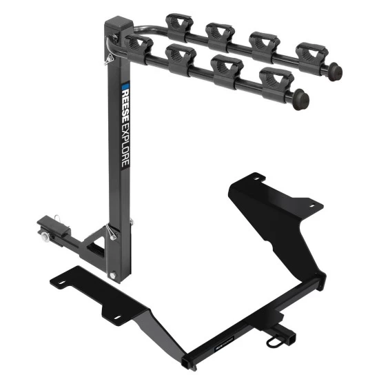 Custom Fit Trailer Hitch 4 Bike Carrier Installation Hardware Installation Instructions 77993 1393100G Reese Trailer Tow Hitch 20-23 Hyundai Sonata tilt away adult or child arms fold down carrier 20 21 22 23 2020 2021 2022 2023 Reese Trailer Tow Hitch For 20-23 Hyundai Sonata tilt away adult or child arms fold down carrier
