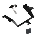 Custom Fit Trailer HitchSecurity Lock Pin Rubber Hitch Plug Cover Installation Hardware Installation Instructions 77993 580407 2211 Reese Trailer Tow Hitch 20-23 Hyundai Sonata Lock and Cover 20 21 22 23 2020 2021 2022 2023 Reese Trailer Tow Hitch For 20-23 Hyundai Sonata w/ Lock and Cover