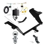 Custom Fit Trailer Hitch Wiring Harness (Plug & Play) 1-7/8"Chrome Ball Installation Hardware Installation Instructions 77993 3593 118819 63810 Reese Trailer Tow Hitch 20-23 Hyundai Sonata Complete Package Wiring Draw Bar and 1-7/8" Ball 20 Reese Trailer Tow Hitch For 20-23 Hyundai Sonata Complete Package w/ Wiring Draw Bar and 1-7/8" Ball