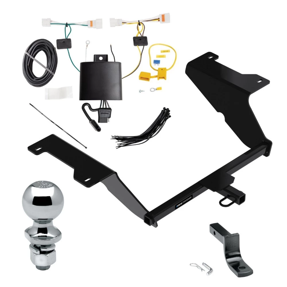 Reese Trailer Tow Hitch For 20-23 Hyundai Sonata All Models Complete Package w/ Wiring Draw Bar and 2" Ball