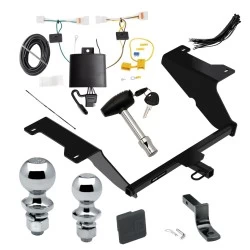 Reese Trailer Tow Hitch For 20-23 Hyundai Sonata All Models Deluxe Package Wiring 2" and 1-7/8" Ball and Lock