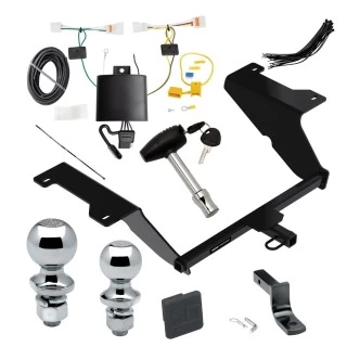 Reese Trailer Tow Hitch For 20-23 Hyundai Sonata All Models Deluxe Package Wiring 2" and 1-7/8" Ball and Lock