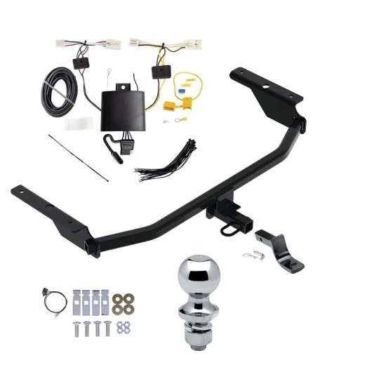 Reese Trailer Tow Hitch For 21-24 Hyundai Elantra Complete Package w/ Wiring Draw Bar and 1-7/8" Ball