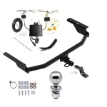 Reese Trailer Tow Hitch For 21-26 Hyundai Elantra Sedan Exc N, N Line, or Hybrid Complete Package w/ Wiring Draw Bar and 2" Ball