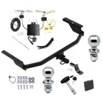 Reese Trailer Tow Hitch For 21-26 Hyundai Elantra Sedan Exc N, N Line, or Hybrid Deluxe Package Wiring 2" and 1-7/8" Ball and Lock