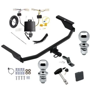 Reese Trailer Tow Hitch For 21-26 Hyundai Elantra Sedan Exc N, N Line, or Hybrid Deluxe Package Wiring 2" and 1-7/8" Ball and Lock