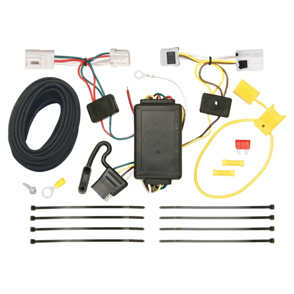 Trailer Hitch Tow Package Prodigy P3 Brake Control For 08-20 Nissan Rogue 14-14 Rogue Select w/ 7-Way RV Wiring 2" Drop Mount 2" Ball Class 3 2" Receiver Reese Tekonsha