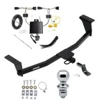 Reese Trailer Tow Hitch For 21-25 Acura TLX All Models Complete Package w/ Wiring Draw Bar and 1-7/8" Ball