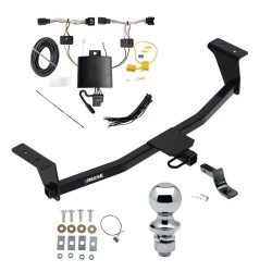 Reese Trailer Tow Hitch For 21-25 Acura TLX All Models Complete Package w/ Wiring Draw Bar and 1-7/8" Ball