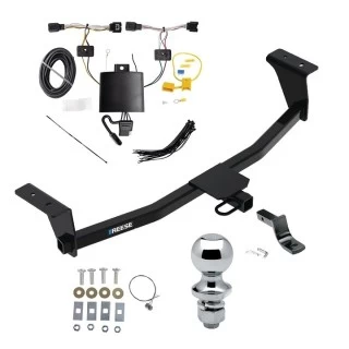 Reese Trailer Tow Hitch For 21-25 Acura TLX All Models Complete Package w/ Wiring Draw Bar and 1-7/8" Ball