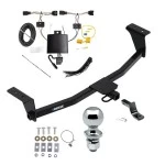 Reese Trailer Tow Hitch For 21-25 Acura TLX All Models Complete Package w/ Wiring Draw Bar and 2" Ball