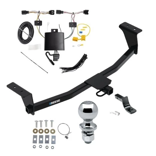 Reese Trailer Tow Hitch For 21-25 Acura TLX All Models Complete Package w/ Wiring Draw Bar and 2" Ball