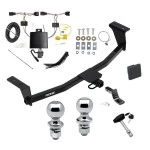 Reese Trailer Tow Hitch For 21-25 Acura TLX All Models Deluxe Package Wiring 2" and 1-7/8" Ball and Lock