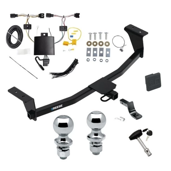 Reese Trailer Tow Hitch For 21-25 Acura TLX All Models Deluxe Package Wiring 2" and 1-7/8" Ball and Lock
