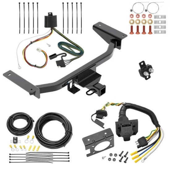 Trailer Hitch w/ 7-Way RV Wiring For 16-23 Mazda CX-9 All Models Class 3 2" Receiver Reese