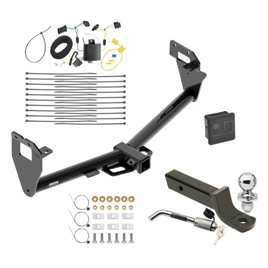 Reese Trailer Tow Hitch For 15-23 Jeep Renegade All Models Deluxe Package Wiring 2" Ball Mount and Lock