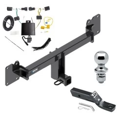 Reese Trailer Tow Hitch For 17-21 Jaguar F-Pace All Models 2" Receiver Complete Package w/ Wiring and 1-7/8" Ball