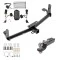 Tow Package For 02-07 Saturn Vue Except Redline Trailer Hitch w/ Wiring 2" Drop Mount 2" Ball 2" Receiver Reese