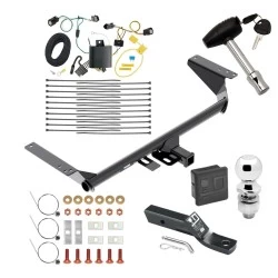 Reese Trailer Tow Hitch For 17-20 Chrysler Pacifica Limited Touring L Plus Exc Hybrid Deluxe Package Wiring 2" Ball and Lock