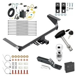 Reese Trailer Tow Hitch For 17-20 Chrysler Pacifica Limited Touring L Plus (Gas & Hybrid) Deluxe Package Wiring 2" Ball and Lock