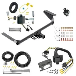 Trailer Hitch w/ 7-Way RV Wiring For 17-20 Chrysler Pacifica (LX & Touring Exc Hybrid) 20-25 Voyager 22-23 Grand Caravan Class 3 2" Receiver Reese