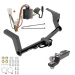 Tow Package For 13-15 Subaru XV Crosstrek inc Hybrid Trailer Hitch w/ Wiring 2" Drop Mount 2" Ball 2" Receiver Reese