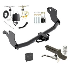 Reese Trailer Tow Hitch For 20-26 Mitsubishi Outlander Sport All Models Deluxe Package Wiring 2" Ball Mount and Lock