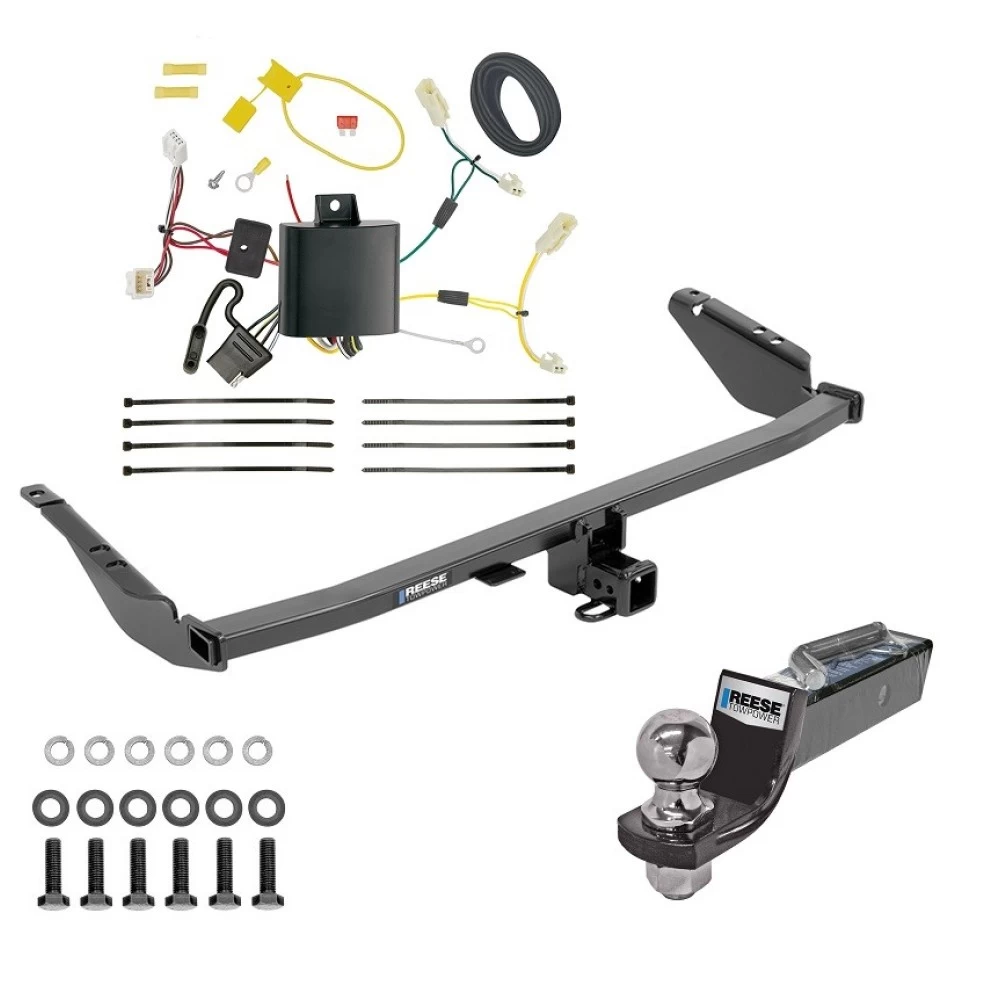 Tow Package For 11-14 Toyota Sienna (15-20 SE ONLY) Trailer Hitch w/ Wiring 2" Drop Mount 2" Ball 2" Receiver Reese