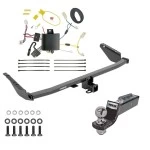 Tow Package For 11-14 Toyota Sienna (15-20 SE ONLY) Trailer Hitch w/ Wiring 2" Drop Mount 2" Ball 2" Receiver Reese