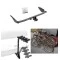 Trailer Hitch w/ 4 Bike Rack For 11-20 Toyota Sienna Approved for Recreational & Offroad Use Carrier for Adult Woman or Child Bicycles Foldable