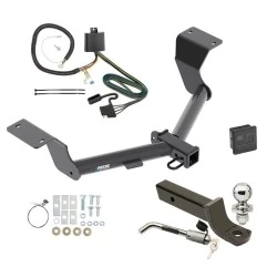 Reese Trailer Tow Hitch For 17-27 Honda CR-V Exc Hybrid Deluxe Package Wiring 2" Ball Mount and Lock