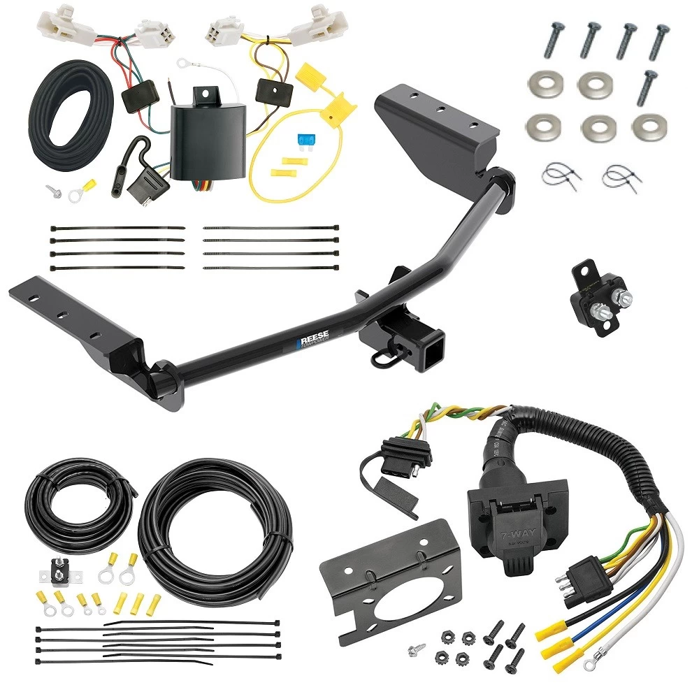 Trailer Hitch w/ 7-Way RV Wiring For 13-18 Toyota RAV4 All Models Class 3 2" Receiver Reese