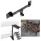 Trailer Hitch w/ 4 Bike Rack For 16-23 Tesla X Approved for Recreational & Offroad Use Carrier for Adult Woman or Child Bicycles Foldable