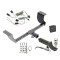 Reese Trailer Tow Hitch For 05-07 Chrysler 300 08-14 Dodge Challenger 06-10 Charger Deluxe Package Wiring 2" Ball Mount and Lock