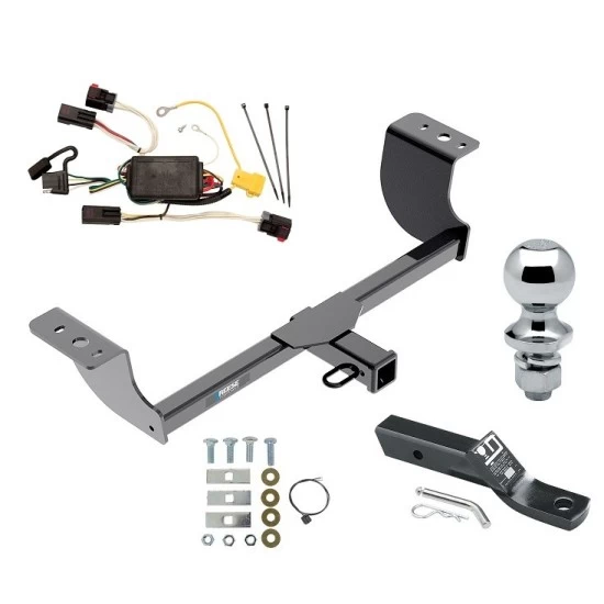 Reese Trailer Tow Hitch For 05-10 Chrysler 300 05-08 Dodge Magnum 2" Receiver Complete Package w/ Wiring and 1-7/8" Ball
