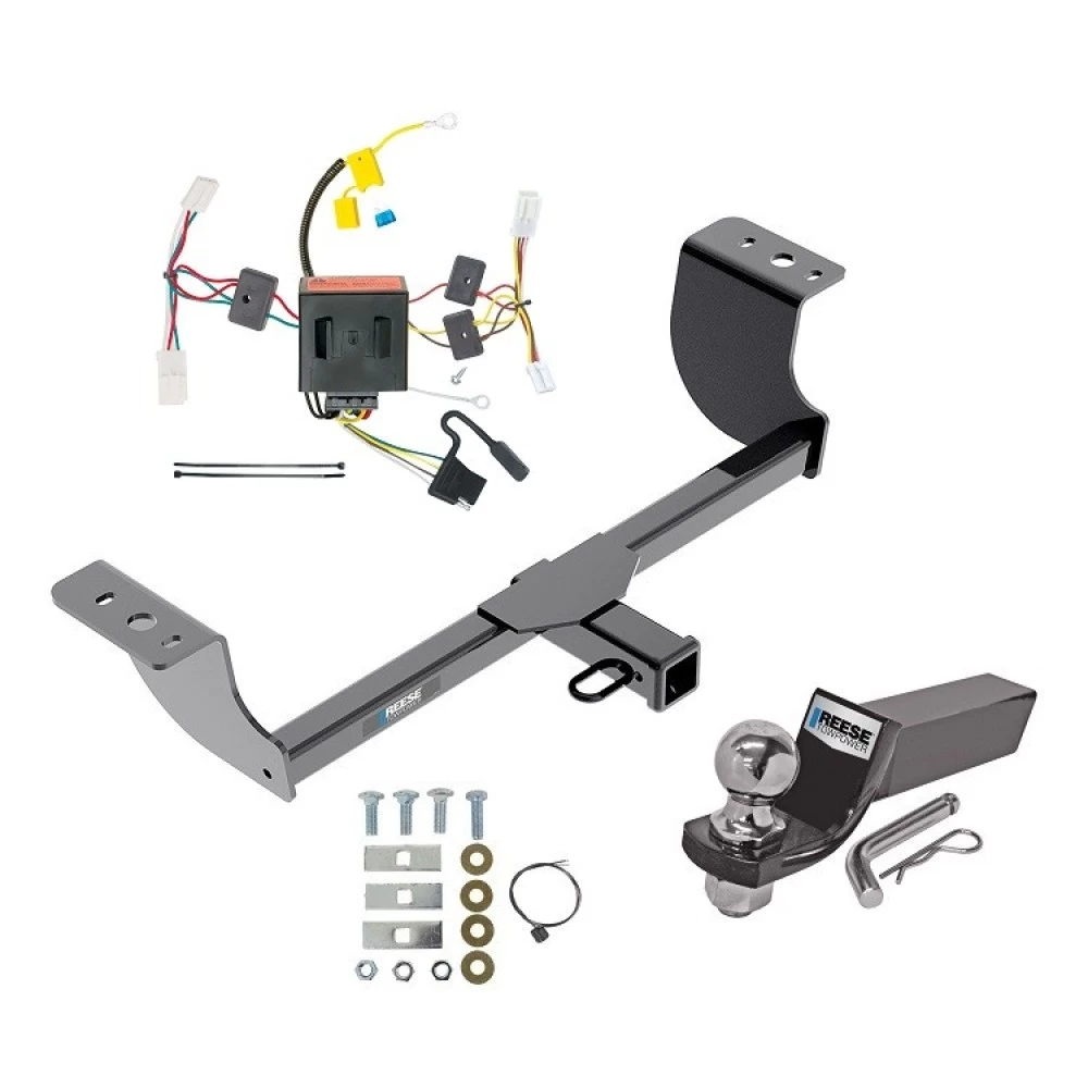 Reese Trailer Tow Hitch For 11-14 Dodge Charger All Models Complete Package w/ Wiring and 2" Ball