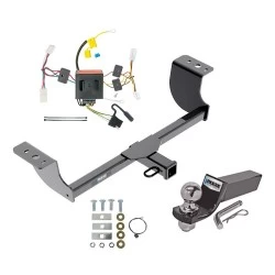 Reese Trailer Tow Hitch For 11-14 Dodge Charger All Models Complete Package w/ Wiring and 2" Ball