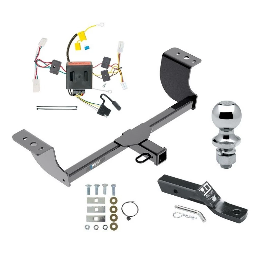 Reese Trailer Tow Hitch For 11-14 Dodge Charger All Models 2" Receiver Complete Package w/ Wiring and 1-7/8" Ball