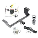 Reese Trailer Tow Hitch For 11-14 Dodge Charger All Models 2" Receiver Complete Package w/ Wiring and 1-7/8" Ball