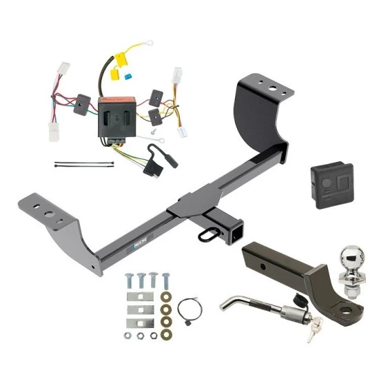 Reese Trailer Tow Hitch For 11-14 Dodge Charger All Models Deluxe Package Wiring 2" Ball Mount and Lock