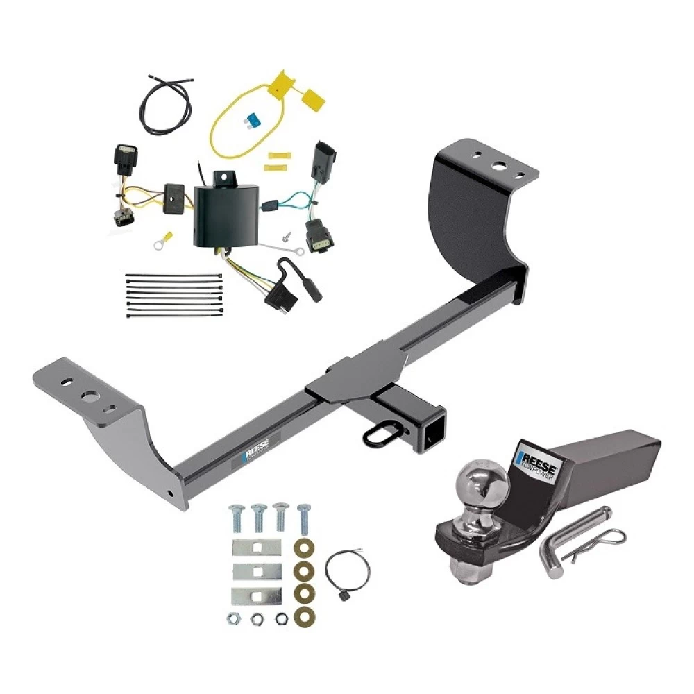 Reese Trailer Tow Hitch For 15-23 Dodge Charger All Models Complete Package w/ Wiring and 2" Ball