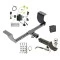 Reese Trailer Tow Hitch For 15-23 Dodge Charger All Models Deluxe Package Wiring 2" Ball Mount and Lock