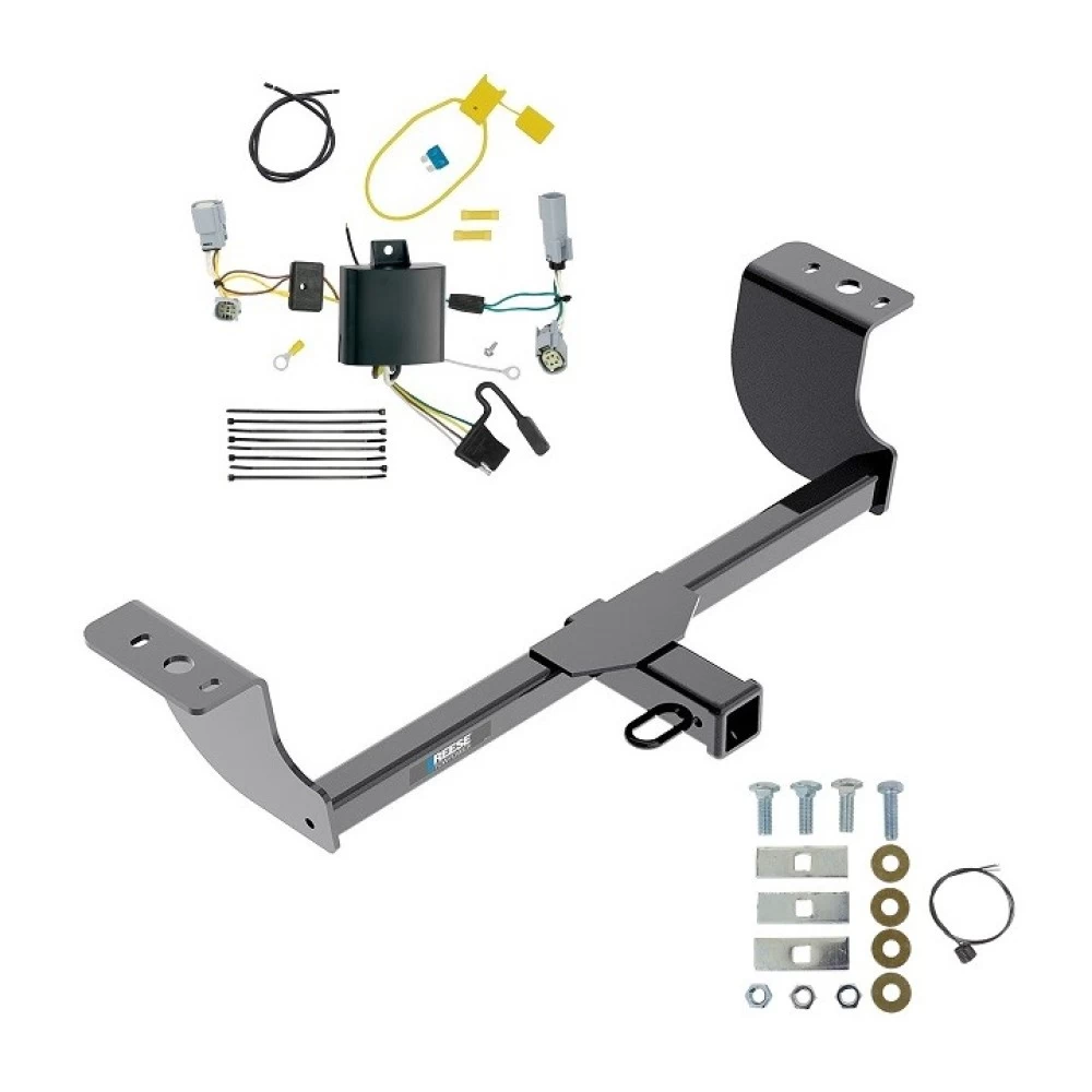 Trailer Hitch w/ Wiring For 15-23 Dodge Challenger Exc w/Quad Tip Exhaust Class 3 2" Tow Receiver Reese Tekonsha