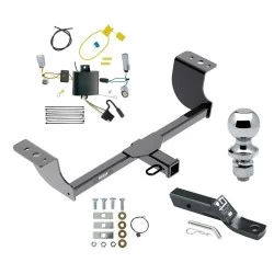 Reese Trailer Tow Hitch For 15-23 Dodge Challenger Exc w/Quad Tip Exhaust Complete Package w/ Wiring and 1-7/8" Ball