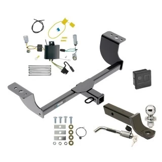Reese Trailer Tow Hitch For 15-23 Dodge Challenger Exc w/Quad Tip Exhaust Deluxe Package Wiring 2" Ball Mount and Lock