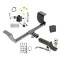 Reese Trailer Tow Hitch For 15-23 Dodge Challenger Exc w/Quad Tip Exhaust Deluxe Package Wiring 2" Ball Mount and Lock
