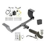 Reese Trailer Tow Hitch For 15-23 Chrysler 300 All Models Deluxe Package Wiring 2" Ball Mount and Lock