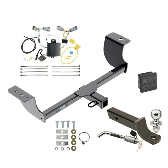 Reese Trailer Tow Hitch For 15-23 Chrysler 300 All Models Deluxe Package Wiring 2" Ball Mount and Lock