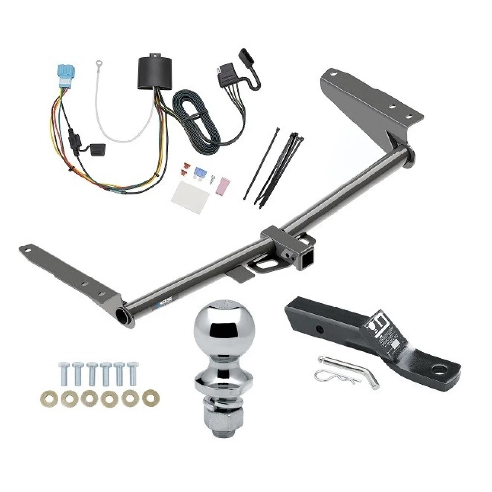 Reese Trailer Tow Hitch For 18-26 Honda Odyssey w/ Fuse Provisions 2" Receiver Complete Package w/ Wiring and 1-7/8" Ball